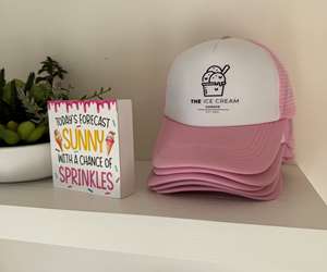 Pink hat